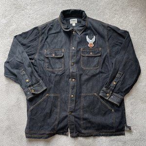 Denim Harley Button Up